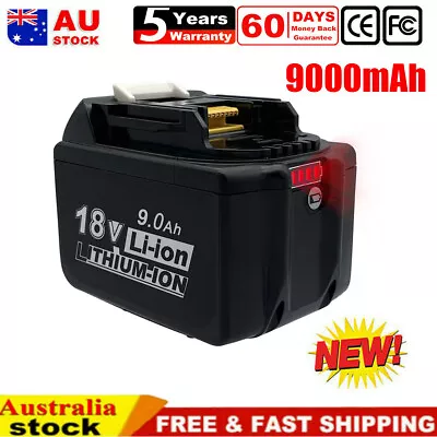 New 18V 9Ah For Makita Lithium BL1850B Battery BL1860B BL1830 BL1840 Cordless • $52.98