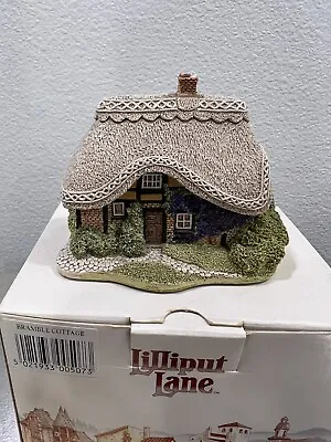 Vintage Lilliput Lane Bramble Cottage 1990 English Collection With Deeds • £43.42