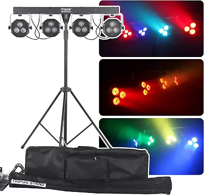 4 Bar Gigbar DJ Light Stands Stage Lighting Stand With DMX LED Mobile DJ • $279.99