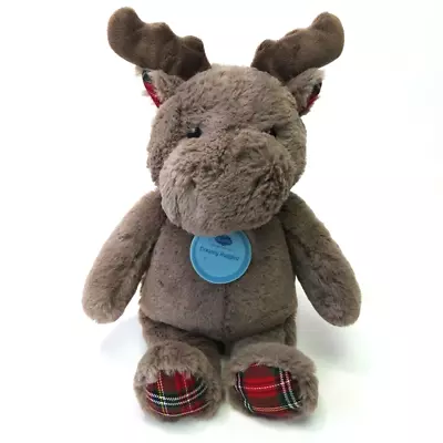 2017 Cloud B Dreamy Hugginz Holiday Moose 15  Plush Soft Stuffed Animal • $10.97