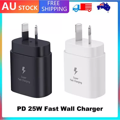 $4.64 • Buy 25W Super Fast Wall Charger W/Type-C Cable For Samsung Galaxy S21 22 S22+ Ultra