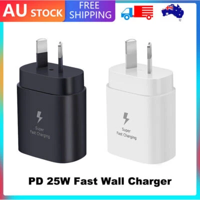$4.64 • Buy 25W Super Fast Wall Charger W/Type-C Cable For Samsung Galaxy S21 22 S22+ Ultra