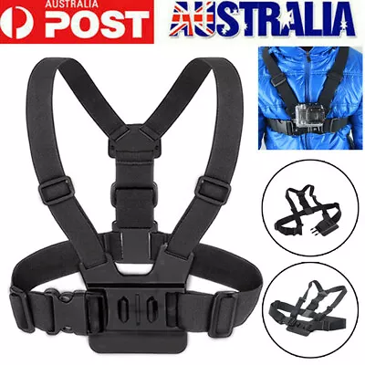 Adjustable Chest Mount Shoulder Strap Belt For Gopro Hero 9 8 7 6 5 4 Action Cam • $16.88