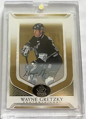 Wayne Gretzky 20-21 UD SP Signature Edition Legends Facsimile Autograph 114 • $0.99
