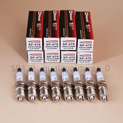 Genuine 8X SP479 Motorcraft Platinum Spark Plug For 97-03 Ford F150 V8 4.6/5.4L • $40.45