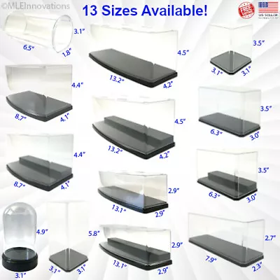 Display Case Collectible Small Large Stackable Action Model Scale 1/64 1/24 1/18 • $11.95