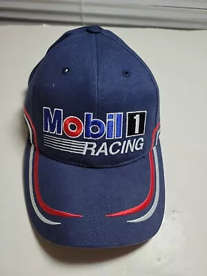 Vintage Blue Mobil 1 Racing NASCAR Hat Cap Mayfield/ Newman • $14.99
