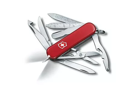 Victorinox Swiss Army Pocket Multi Tool MIDNITE MINI CHAMP Red 58 Mm 0.6386-X4  • $69.99