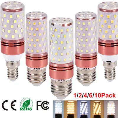 E27 E14 LED Candle Bulb Save Energy Three-color Changing Corn Lamp Bulb Light • $10.19