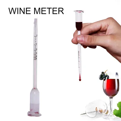 Wine Alcohol Meter Home Brewing Vinometer Concentration Measuring Tool UK-STOCK • £4.39