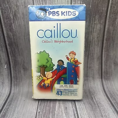 ‘Caillou’s Outdoor Adventures’ (VHS 2003) PBS Kids; WB; CC; 40 Minutes • $15