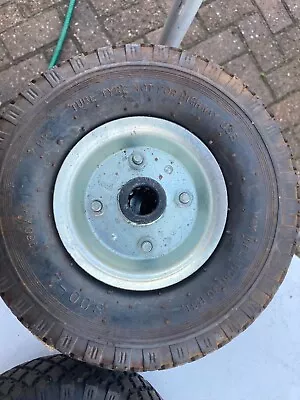 £9.99 • Buy Trolley Wheels X4 3.00-4 (260 X 85) 2P.R Tube Tyre Not For Highway Use INF 30psi