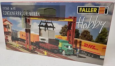 Faller NEW #131368 HO Scale KIT Container Bridge Crane • $27.99