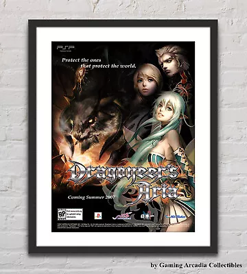 Dragoneer's Aria PSP Glossy Promo Ad Poster Unframed G6241 • $14.98