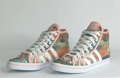 Adidas Women’s B25873 Honey MID Floral Sneakers Size 5.5 • $59.50