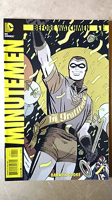 Before Watchmen Minutemen #1 First Print Dc Comics (2012) Darwyn Cooke • $1.99