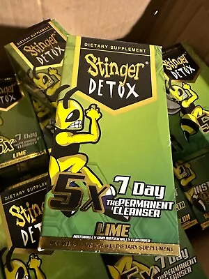 Authentic Stinger Detox 7-Day Permanent Drink – Lime Flavor – 8 FL OZ • $16.99