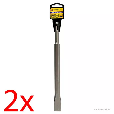 2 X 20mm Sds Plus Chisel Drill Bit Rotary Hammer Bits Masonry Drilling Tool Diy • £4.99