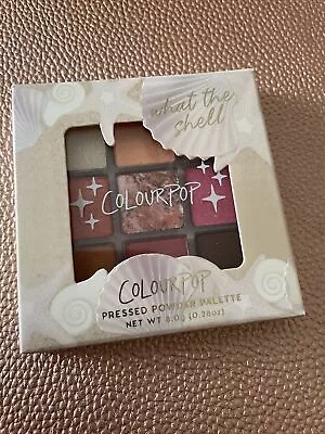 (c28) Bnib Colourpop What The Shell Pressed Powder Eyeshadow Palette • £0.99