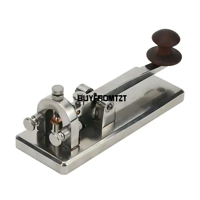 Telegraph Key Morse Key CW Key Ham Radio Key Manual For Morse Code Practices DIY • $103.12
