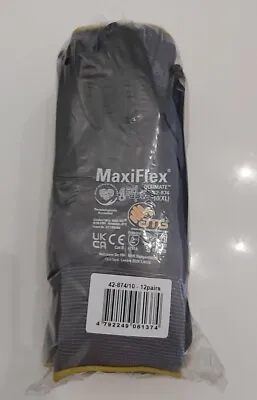 Pack Of 12 ATG Maxiflex Ultimate Gloves Size 10 Touch Screen Capatible XL • £35