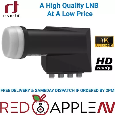 Inverto Black Ultra 0.2db Quad LNB With PLL Technology Latest Model FREE POST • £36.99
