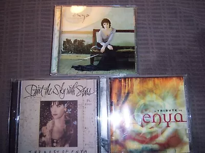 Enya – 3 CD’s – Paint The Sky With Stars Tribute A Day Without Rain • $5