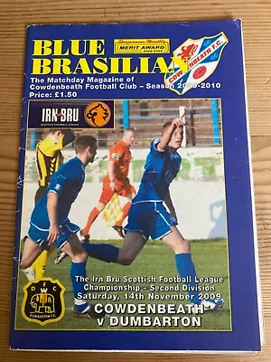 Cowdenbeath V Dumbarton 2nd Division 24th November 2009 • £0.99