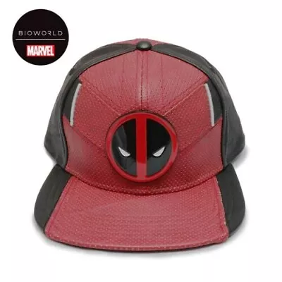 Bioworld Marvel Deadpool Adjustable Baseball Cap Hat • £17