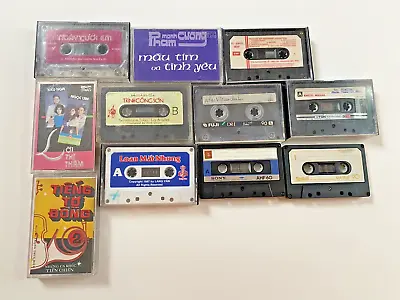 $40 • Buy KIEU Nga NGOC Lan Lang VAN 35 Nhac Vietnamese Music Cassette Tape Lot Vtg