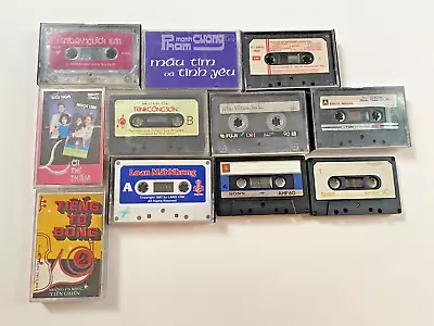 $40 • Buy KIEU Nga NGOC Lan Lang VAN 35 Nhac Vietnamese Music Cassette Tape Lot Vtg