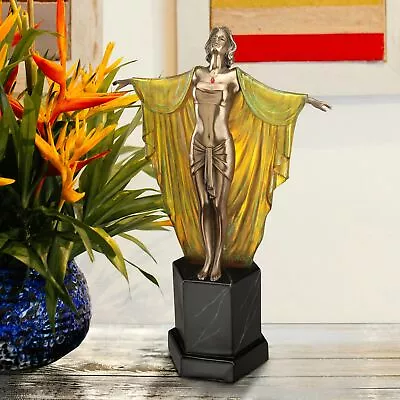 Majestic Maiden Art Deco Lamp • $201.95