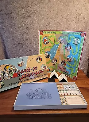 Going To Jerusalem Bible Board Game 1955 Parker Brothers EUC W/Unused Pieces • $85