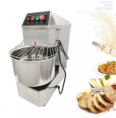 110V Commercial Dough Mixer Dough Spiral Bakery Flour Mixer Machine 2 Speed • $1195.08