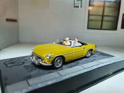 MGB Convertible 1:43 Scale Diecast Model Figures Car MG Harvest Gold Yellow MIB • £18