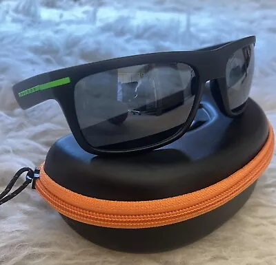 Kaenon Burnet Polarized Sunglasses Black With Neon Green Stripe • $99