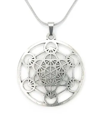 $12 • Buy Metatron's Cube Necklace, Sacred Geometry Symbol 369 Manifest Metatron Archangel