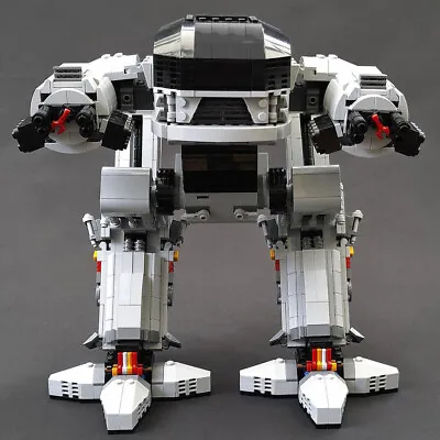 Scale ED-209 RoboPolice Building Block Toy Set Mecha Brick Model 1483 Pieces • $121.99