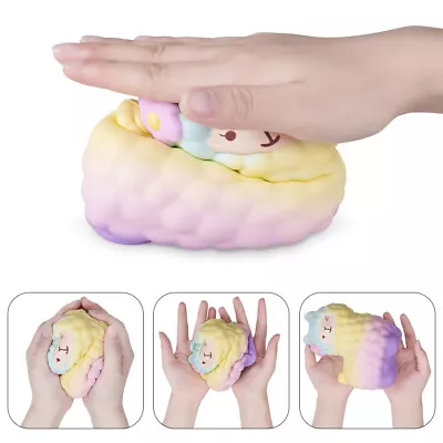 $14.56 • Buy Animal S Quishy Soft Alpaca Cute Squishi Sheep Toys Slow Rising Anti Strees Toy