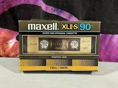 MAXELL XLII-S 90 Type II High Epilaxial Bias Audio Cassette NOS VTG • $20