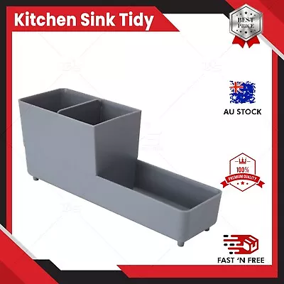 Kitchen Sink Caddy Tidy Storage Holder Rack Cleaning Bathroom Storage Organizer • $6.99