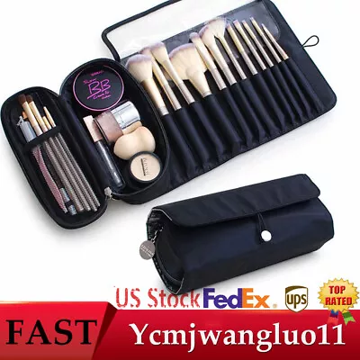 Waterproof Makeup Brush Bag Holder Case Travel Size Oxford Cloth Comestic Bag US • $6.23