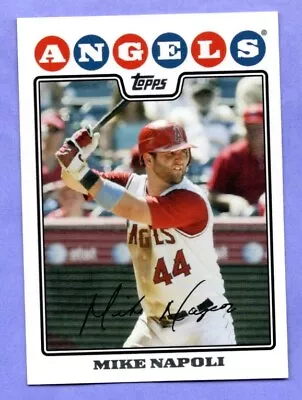 2008 Topps #73 Mike Napoli  Angels • $1.25