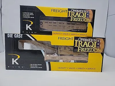 K Line 0 Gauge Crane And Gondola K651-8011A Operation Iraqi Freedom NIB • $45