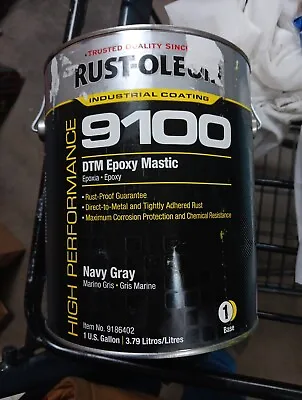 Rust-Oleum 9100 Epoxy 1 Gallon  Navy Gray DTM Epoxy Mastic Base  103 • $35