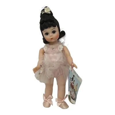 Vintage 8” Madame Alexander Ballerina Doll In Pink Tutu Brown Hair #430 • $25