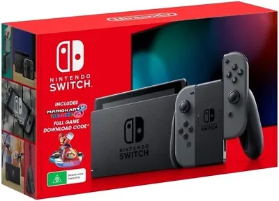 Brand New Nintendo Switch (2019 Model) With Mario Kart 8 Deluxe Just Dance 2020 • $579.95