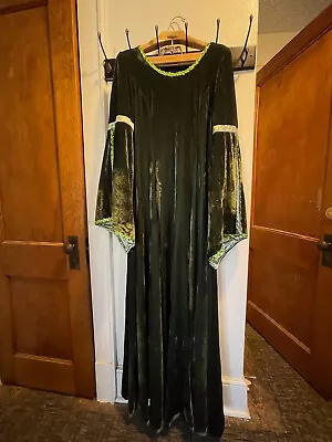 VON LANCELOT Medieval Rennaisance Faire Cosplay Velvet Dress Festival Elf Maiden • $200