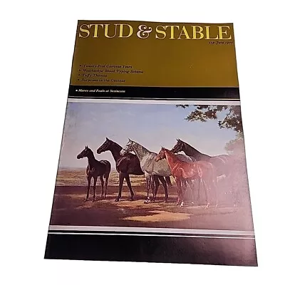 Stud & Stable Magazine V16 N6 June 1977 Horse Horseracing Mag Book • £15