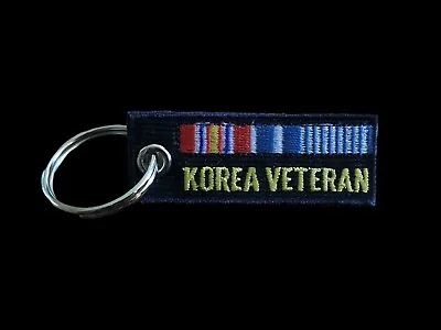  U.s Military Korea War Veteran Key Chain Embroidered On Both Sides • $3.98